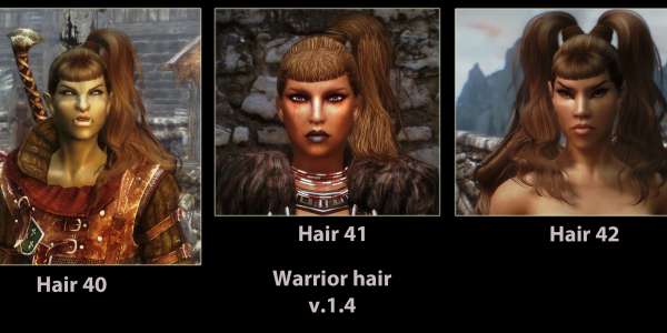 Skyrim: прически от Apachii (Apachii Sky Hair)