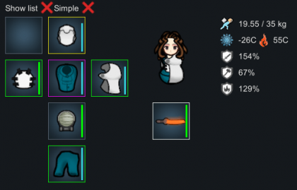 RPG Style Inventory Revamped [Rimworld]