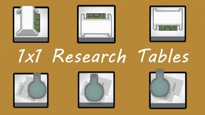 [TRAHS]1x1 Research Tables [Rimworld]