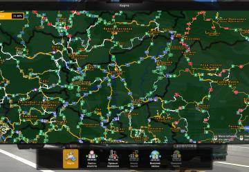 Мод Подложка всего мира версия 2.5.1 для Euro Truck Simulator 2 (v1.45)