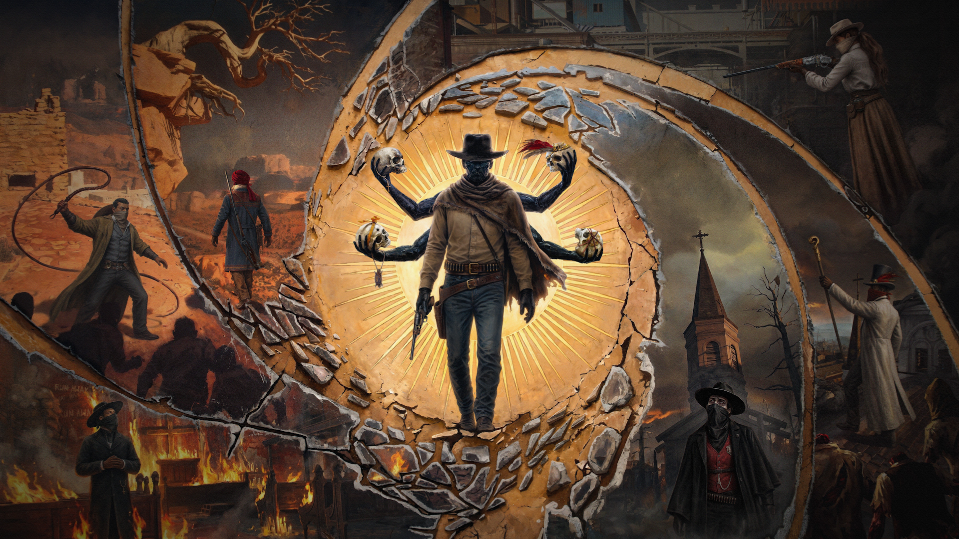 Геймплейный анонс Guns of Eschaton — соулслайк-вестерн от арт-директора Half-Life 2 и Dishonored