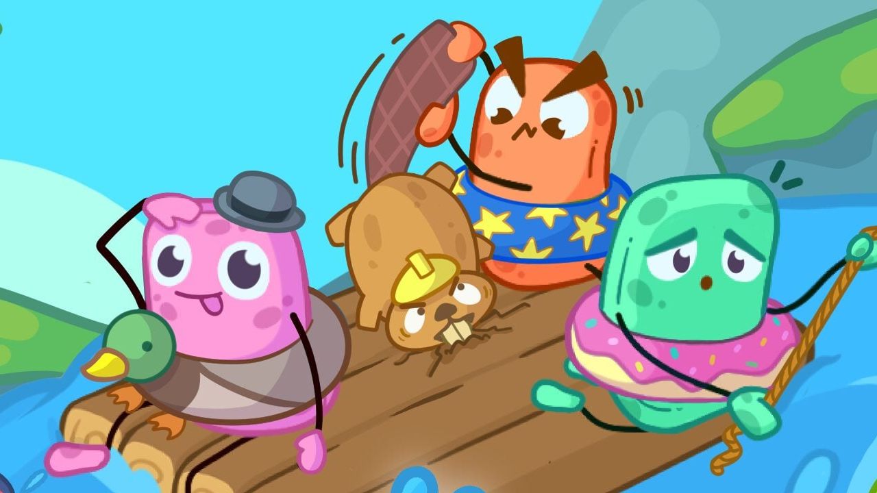 Sponge Break — анонс весёлого кооператива про побег губок на плоту