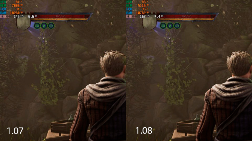 Потребление памяти в&amp;nbsp;прошлой и&amp;nbsp;нынешней версиях&amp;nbsp;RPG.