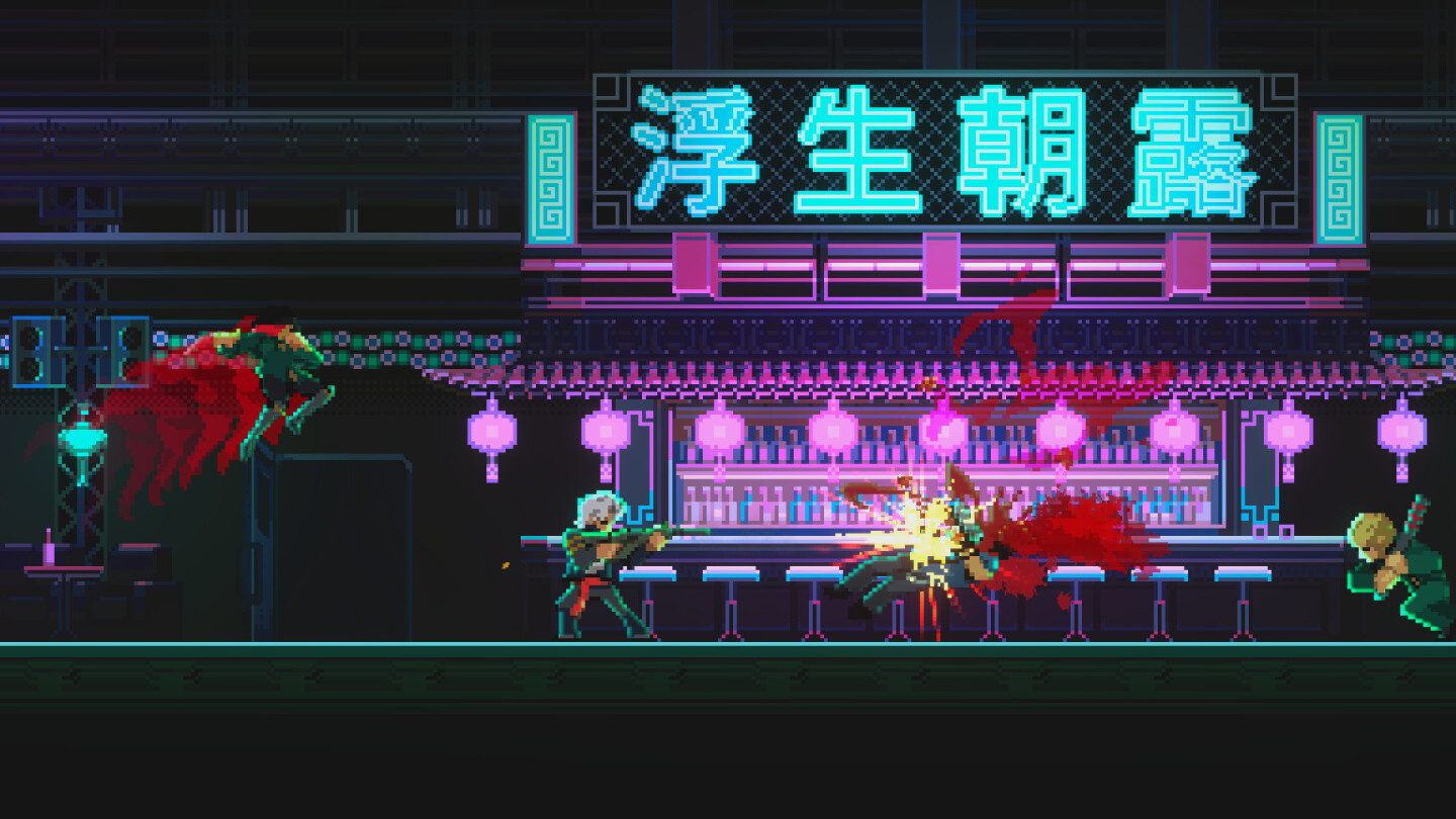 Демоверсия NOIR BLOOM — 2D-экшена в стиле Katana ZERO — уже доступна в Steam