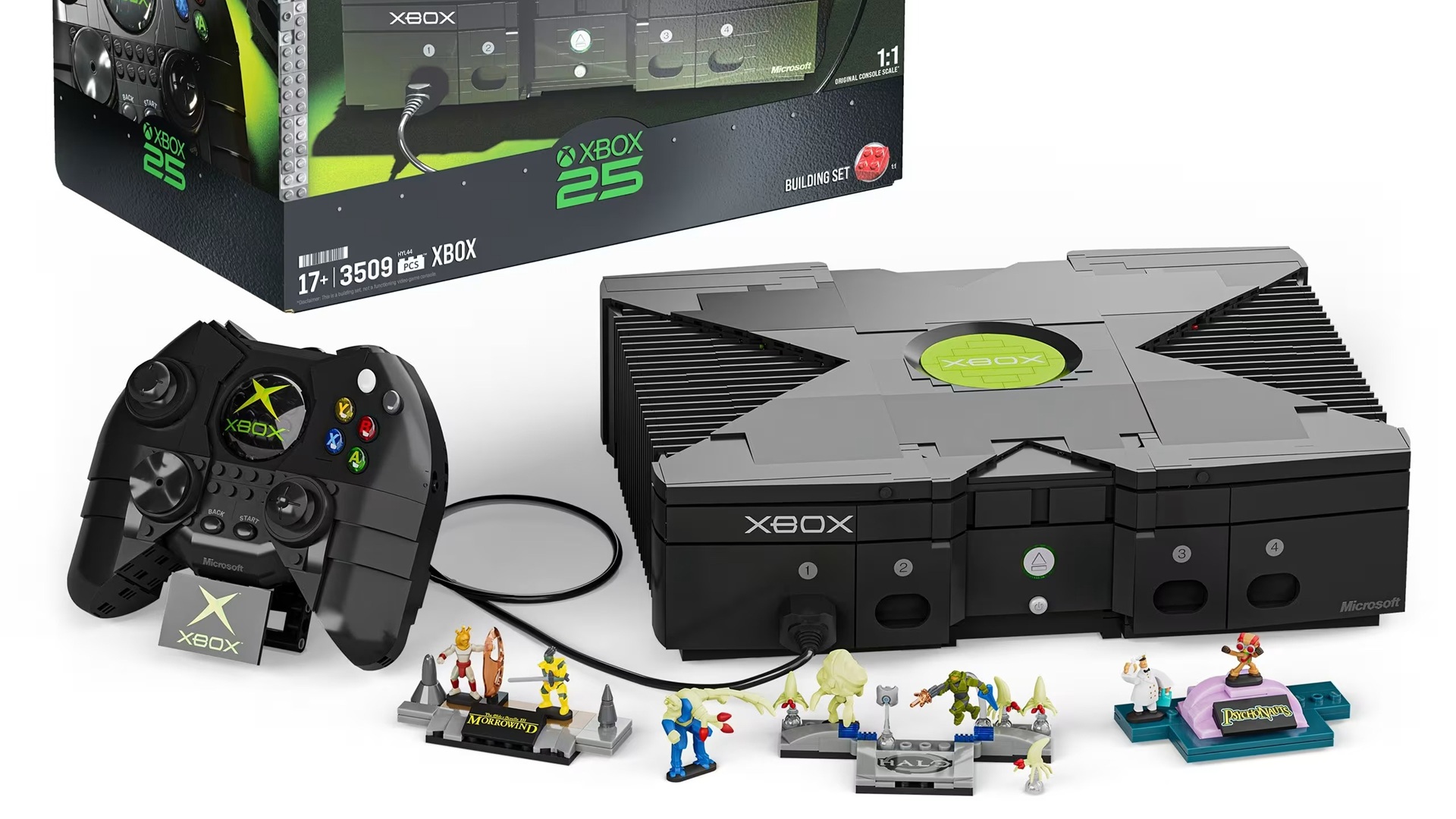 Mattel анонсировала конструктор-реплику первой Xbox из 3 509 элементов