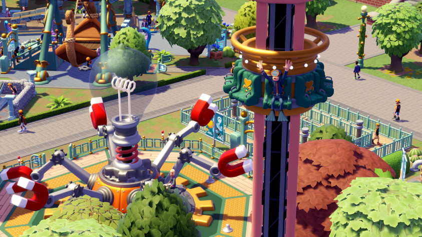 Скриншоты Two Point Museum: Rides &amp;amp; Relics со&amp;nbsp;страницы в&amp;nbsp;Steam.