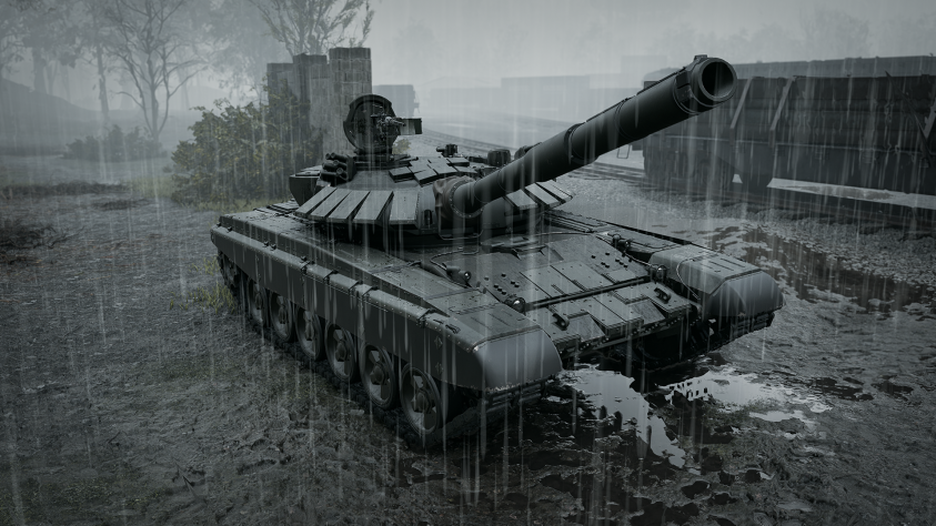 Танк T-72.