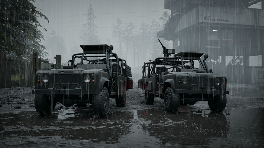 Wolf-110 и&amp;nbsp;Wolf-110 с&amp;nbsp;пулемётом M2 Browning.