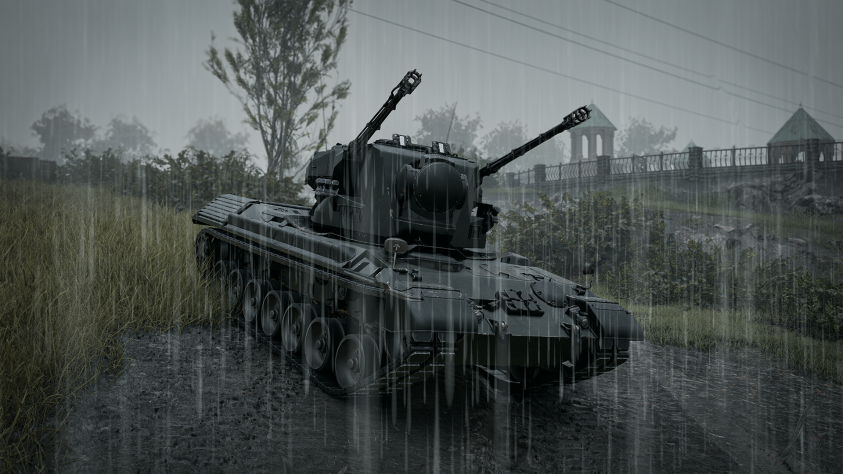 Зенитная самоходная установка Flakpanzer Gepard.